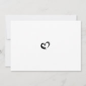 Moderne Nieuwe Datum Trouwdatum Save The Date Kaar (Achterkant)