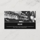 Moderne Nieuwe Klant Advocate Beloning Aanbevelingskaartje (Voorkant)