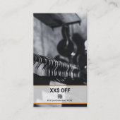 Moderne nieuwe klant korting werknemer beloning aanbevelingskaartje (Voorkant)