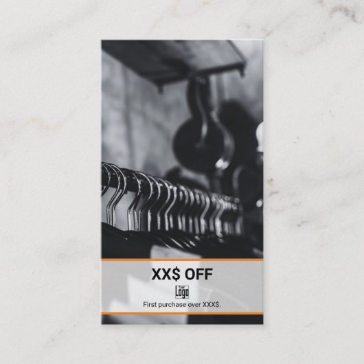 Moderne nieuwe klant korting werknemer beloning aanbevelingskaartje (Voorkant)