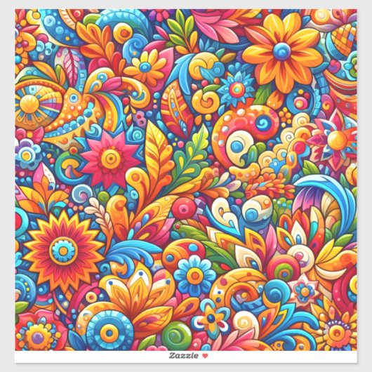 Moderne nieuwe natuurlijke sticker (Vel)