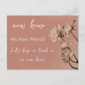 Moderne nieuwe startpagina We hebben droge Rozen v Aankondigingskaart (Voorkant)