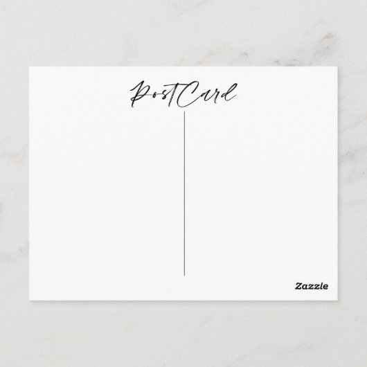 Moderne nieuwe wedloop wijziging plannen DatumR Briefkaart (Achterkant)