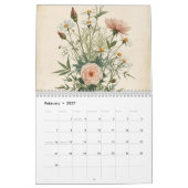 moderne nieuwejaars 2026 wandkalender kalender (Feb 2027)
