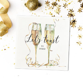 Moderne Nieuwjaar Party Papier Servet