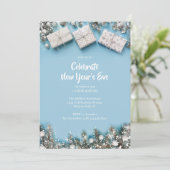 Moderne nieuwjaarsfeest 2025 kaart (Staand voorkant)