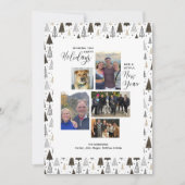 Moderne Nieuwjaarskaarten Nieuwejaars Collage Hand Feestdagenkaart (Voorkant)