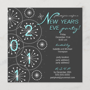 Moderne nieuwjaarsuitnodiging voor nieuwkomers kaart