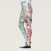 Moderne nieuwkomers Elegant floral and Flamingo Leggings (Links)