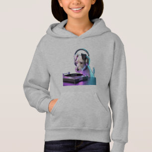Moderne Nipper-hond DJ - Retro Style Muziek Liefhe