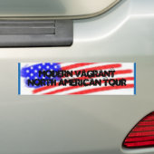 Moderne Noord-Amerikaanse rondleiding Bumpersticker (Op auto)