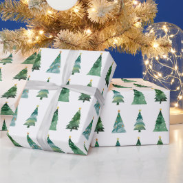 Moderne Noordse Vakantiepapier Cadeaupapier