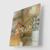 Moderne Noot II Vierkante Klok (Hoek)