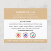 Moderne Notaris Bedankt Foto QR Code Goud Flyer (Achterkant)