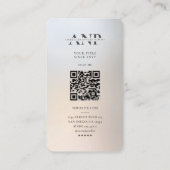 Moderne Notaris Openbare Ondertekenende Agent Goud Visitekaartje (Achterkant)