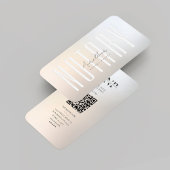 Moderne Notaris Openbare Ondertekenende Agent Goud Visitekaartje