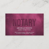 Moderne Notaris Public Loan Signing Agent Foto Visitekaartje (Voorkant)