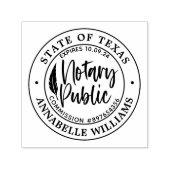 Moderne notaris  zelfinktende stempel (Design)