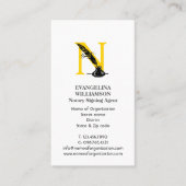 Moderne NOTARISAGENT Aangepaste LOGO Visitekaartje (Voorkant)