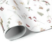 Moderne Notenkraker Ballerina Muis Koning Kerstmis Cadeaupapier (Rol Hoek)