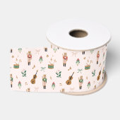 Moderne Notenkraker Kerstboog lint patroon (Spoel)
