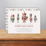 Moderne notenkraker kerstfeest kaart<br><div class="desc">Prachtig notenkraker kerstfeest,  met vijf notenkraker figuren geschilderd in waterverf allemaal op een heldere witte achtergrond. Als u problemen met dit ontwerp hebt,  aarzel dan niet om contact met mij op te nemen via mijn zazzle messenger en zal u graag helpen.</div>