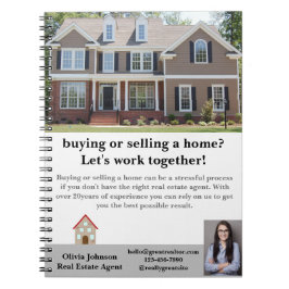 Moderne Notitieboek Estate Agent Custom