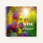 Moderne Notitieboek voor kunstwijnoverloop (Voorkant)