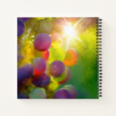 Moderne Notitieboek voor kunstwijnoverloop (Achterkant)