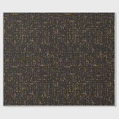 Moderne Notitieboek voor zwart-wit en gouden samen Cadeaupapier (Vlak)