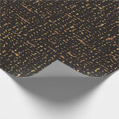 Moderne Notitieboek voor zwart-wit en gouden samen Cadeaupapier (Hoek)