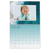 Moderne Ocean Custom Family Fotokalender Kalender (Jan 2027)
