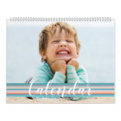 Moderne Ocean Custom Family Fotokalender Kalender (Hoes)