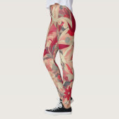 Moderne oerwoud kunst leggings (Links)