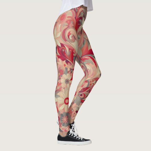 Moderne oerwoud kunst leggings (Rechts)