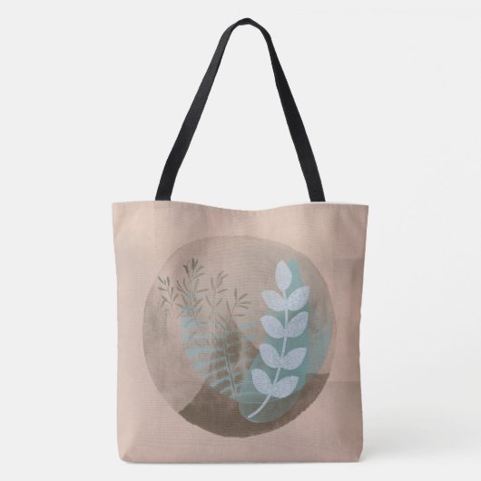 Moderne olievlek tote bag (Achterkant)
