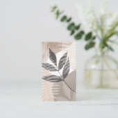 Moderne olievlek visitekaartje (Staand voorkant)