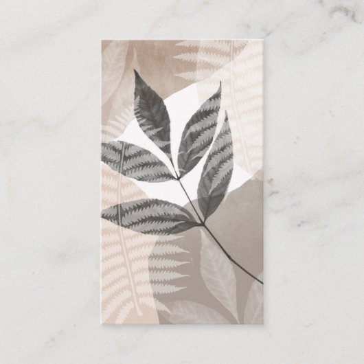 Moderne olievlek visitekaartje (Voorkant)