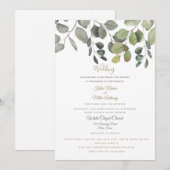 Moderne olievlek Website rond het huwelijk Kaart (Voorkant / Achterkant)