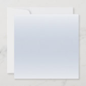 Moderne Olifant Baby Boy Baby shower Uitnodiging (Achterkant)