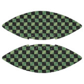 Moderne Olijfgroen Zwarte Gradiënt Geruit American Football (Panelen)