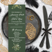 Moderne olijfgroene platte Kaart