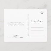 Moderne Olijfrase Dank u Briefkaart (Achterkant)