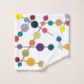 Moderne olijven uit de middeleeuwen bad handdoek (Wasdoekje)