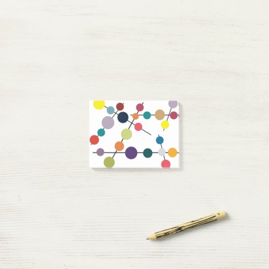 Moderne olijven uit de middeleeuwen post-it® notes (Op bureau)