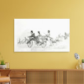 Moderne Olympische Spelen", c.1820 Canvas Afdruk (Insitu (Woonkamer))
