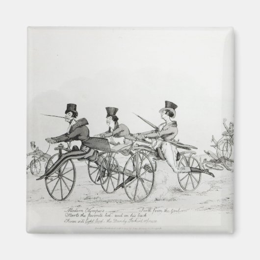 Moderne Olympische Spelen", c.1820 Magneet (Voorkant)