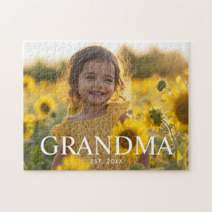 Moderne Oma Foto Legpuzzel