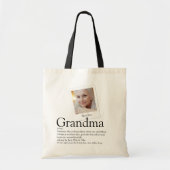 Moderne oma grootmoeder oma definitie foto tote bag (Voorkant)