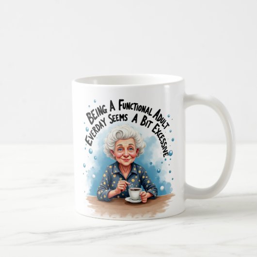 Moderne Oma/Opa Vriend Koffiemok (Rechts)